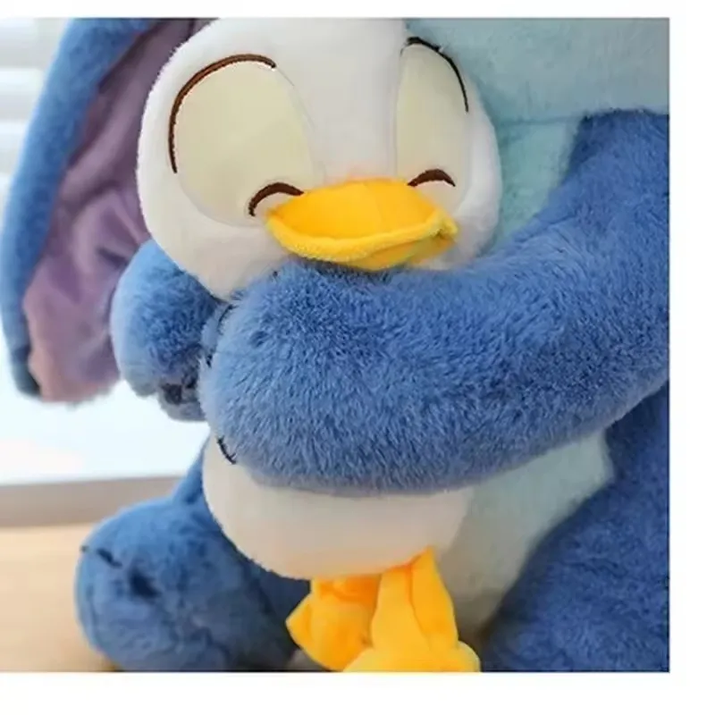 Disney-juguetes de peluche de Lilo y Stitch de 25cm, muñecos de Anime de Plushie Stich, adornos Kawaii de Pato Donald, regalo de Navidad para niños