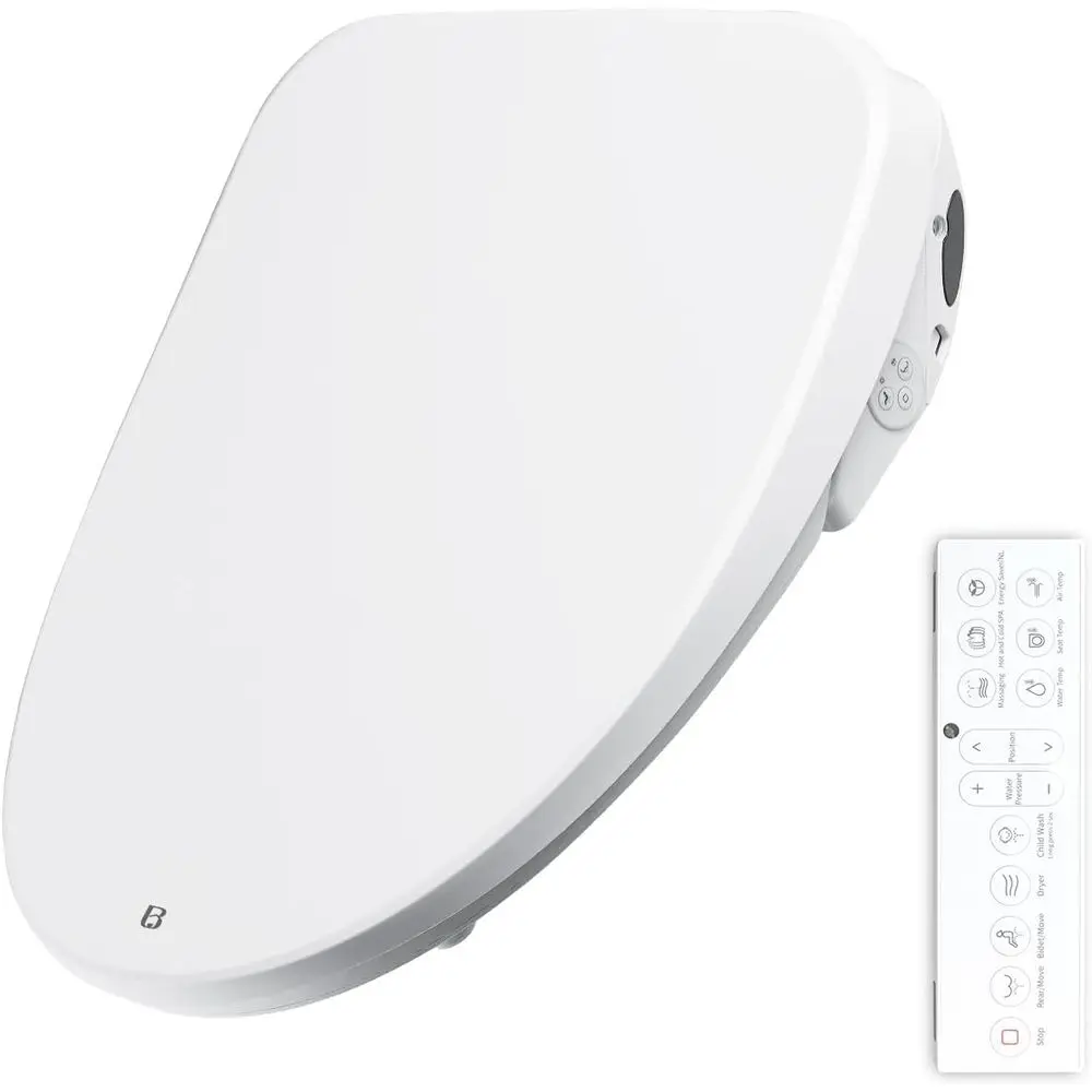 

Electric Heated Bidet Seat X5, Soft Close, Warm Water with Air Infusion