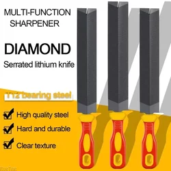 Diamond-Shaped Files Saw 6/8inches Files Hand Saw For Sharpening Straightening Wood Carving Metal Glass Grinding Tool