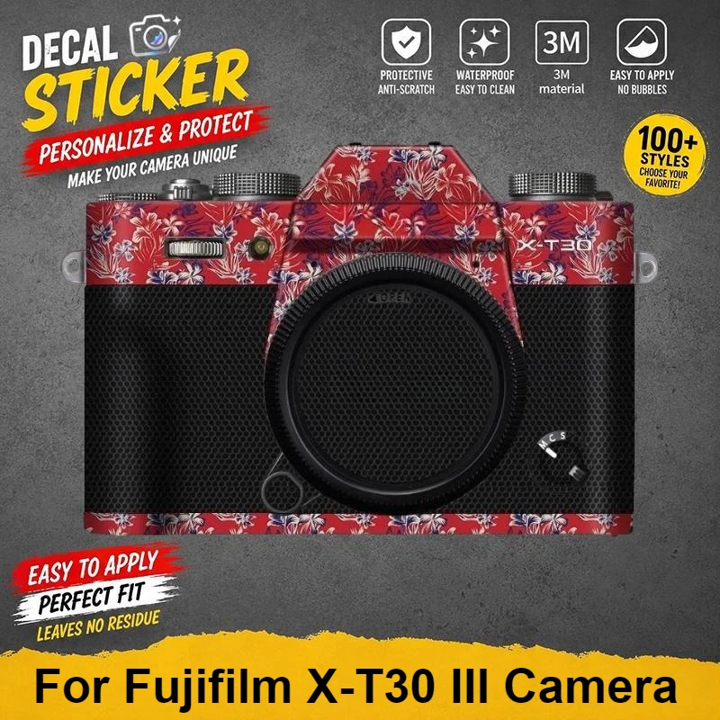 PrizMo Skin For Fujifilm X-T30III XT30 III Camera Decal Skin Vinyl Wrap Protective Film Coat For Fuji XT30 Mark3 Mark III 3