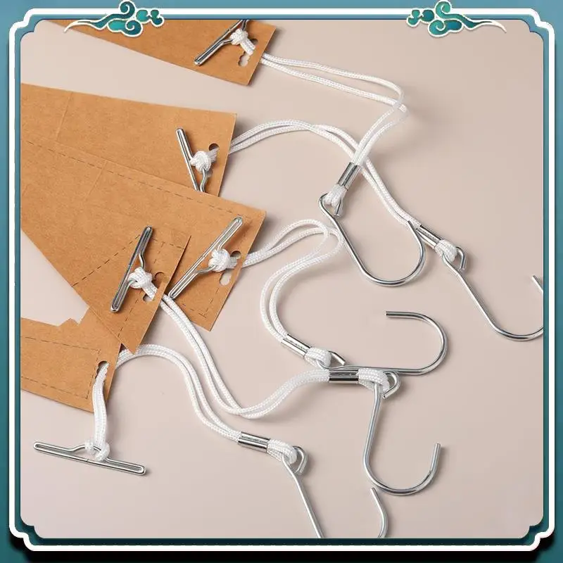 Ganchos premium para hacer patrones de 16 piezas para colgar patrones o papel con patrón de Manila, perfectos para plantillas en coser