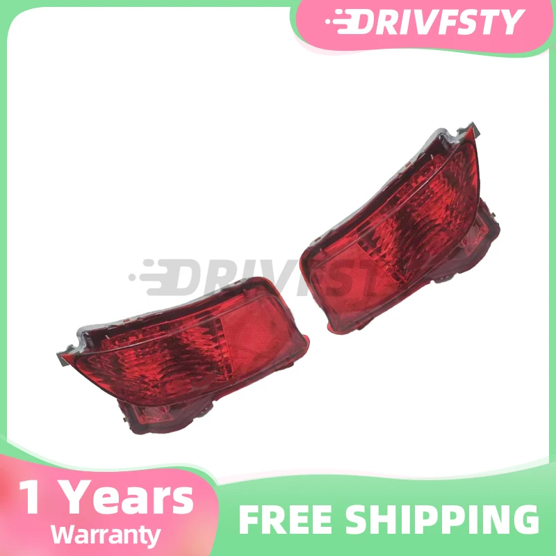 

Rear Bumper Reflector Brake Lamp for TOYOTA YARIS 2014 2015 2016 Rear Bumper Light Red Rear Fog Light