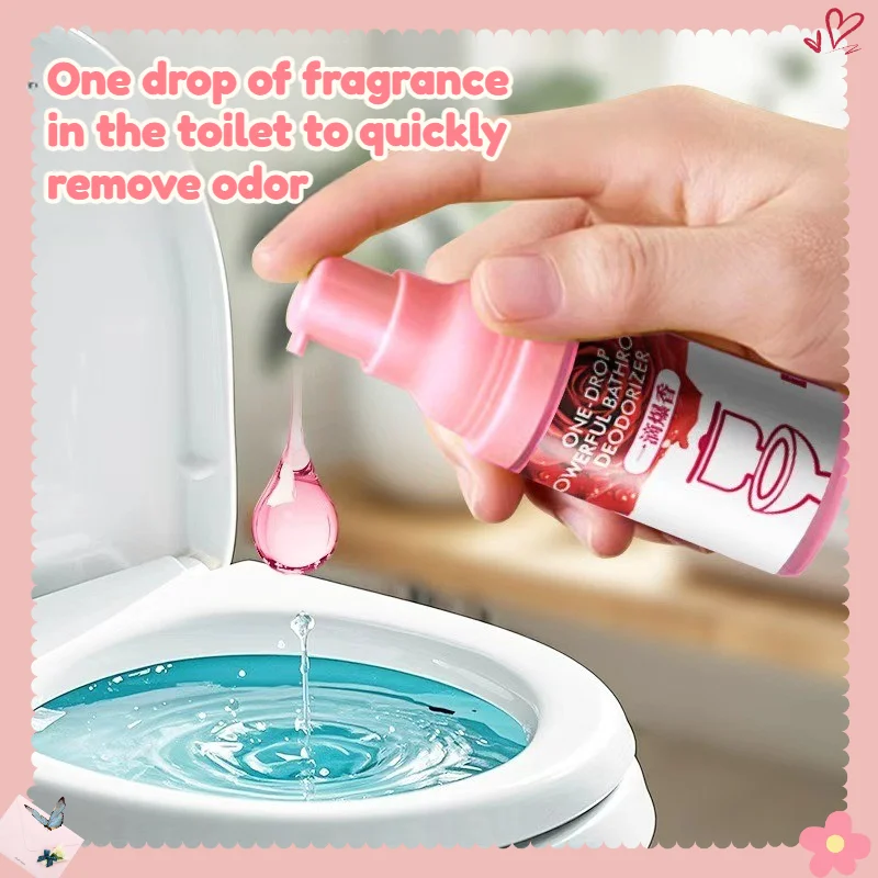 1/2/3Pcs Toilet Sterilization Deodorizer Odor Removal Fresh Toilet Aromatherapy Air Freshener for Floors Sewers and Trash Cans