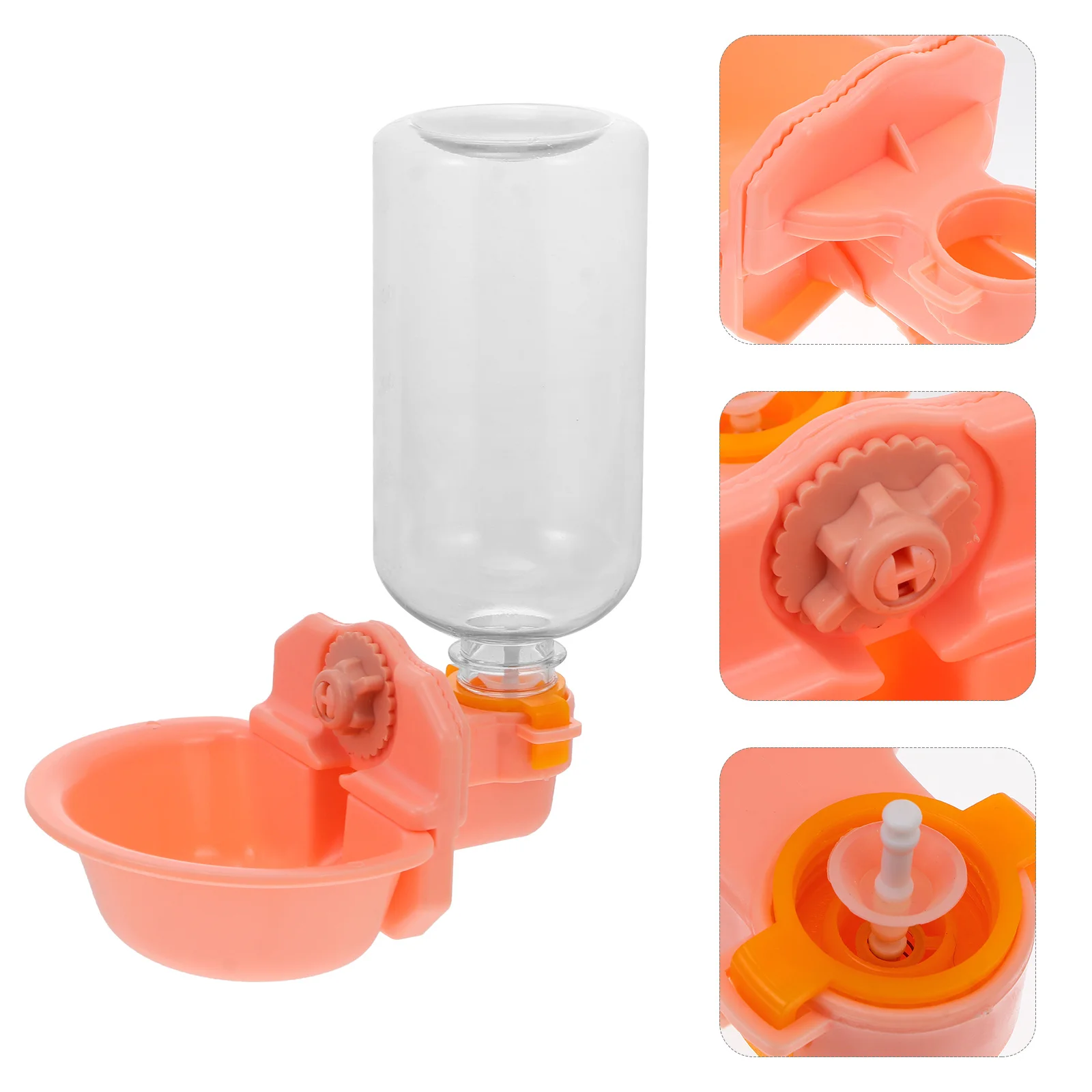 

1Pcs Pet Water Dispenser 500ml Automatic Feeder Bright Color Simple Design Home Decoration Pet Water Dispenser