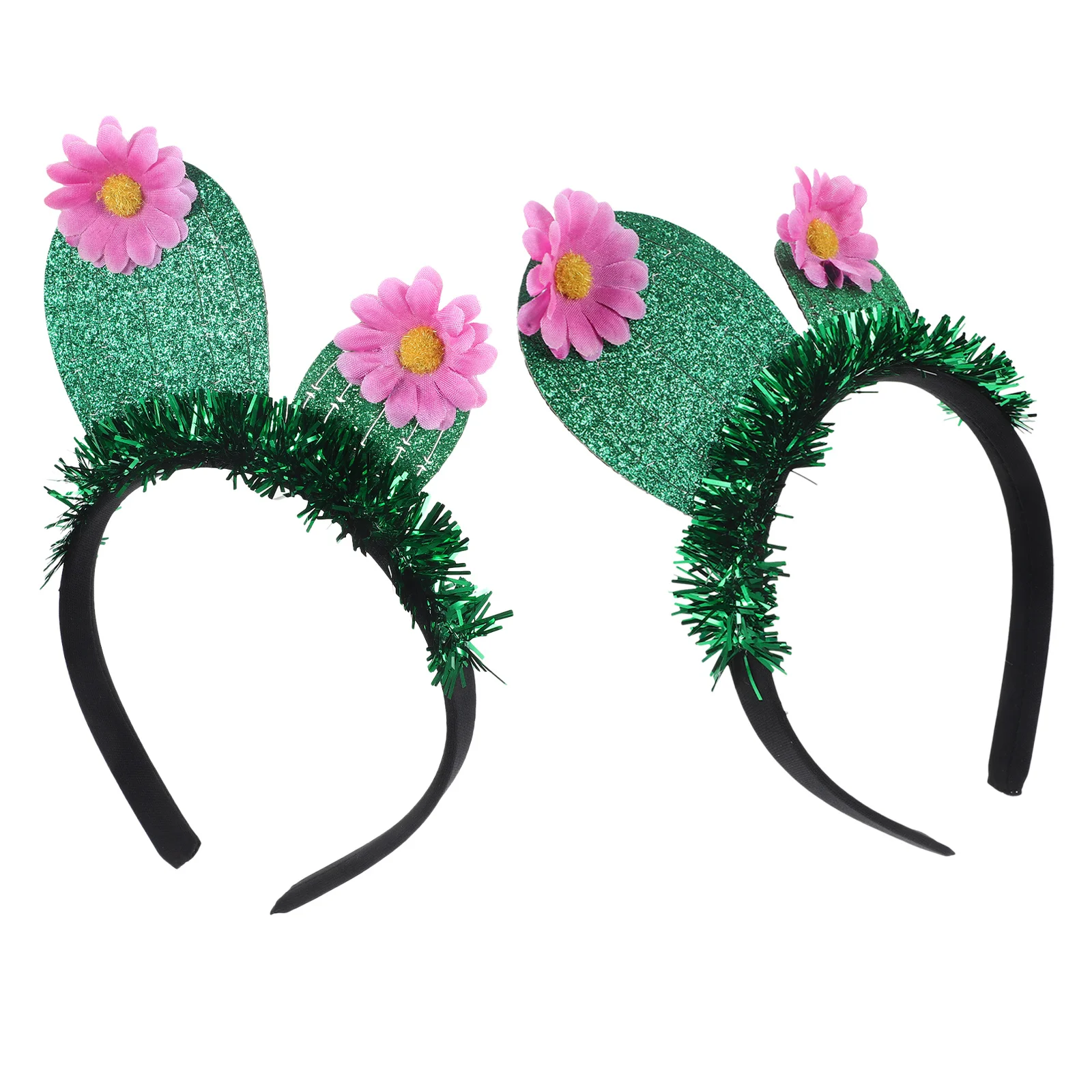 

2Pcs Cactus Hairband Durable Tassel Headband Party Hair Hoop Festival Hair Accessory Headwear Cactus Hairband