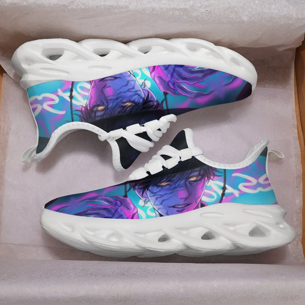 

Kids Fashion Shoes Anime Character Colorful Graphic Casual Sneakers Fashion Sports Shoes Children Running Sneakers