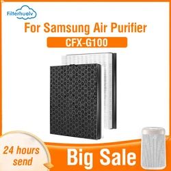 Filterhualv PM2.5 Activated Carbon Filter For Samsung CFX-G100D Filter Hepa Filter Samsung CFX-G100D