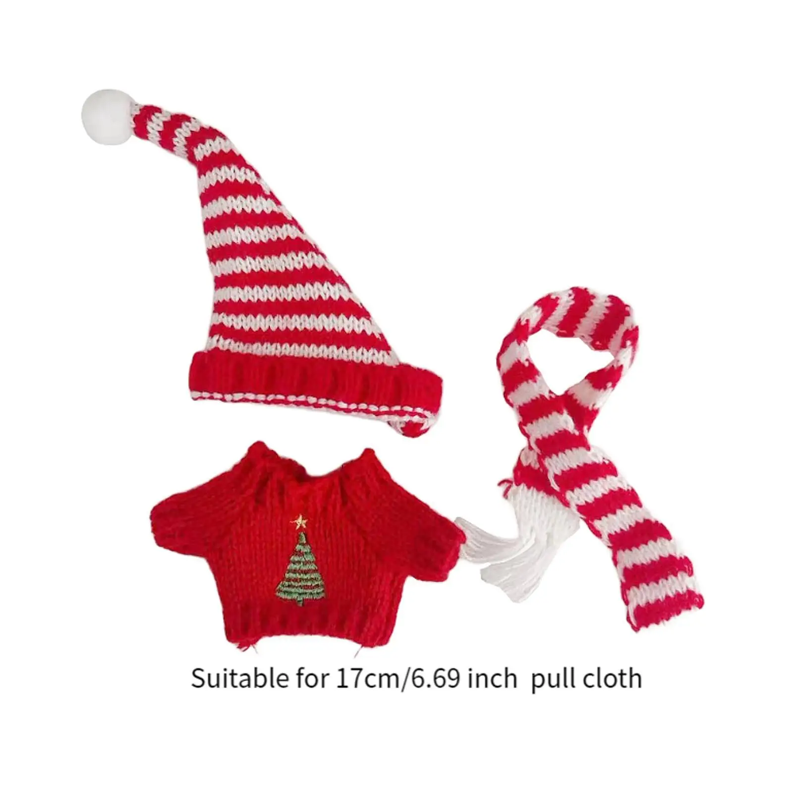 Pull de Noël beurre avec chapeau et écharpe pour enfants, pendentif décoration dos, tenues pour 6.69 po, mode