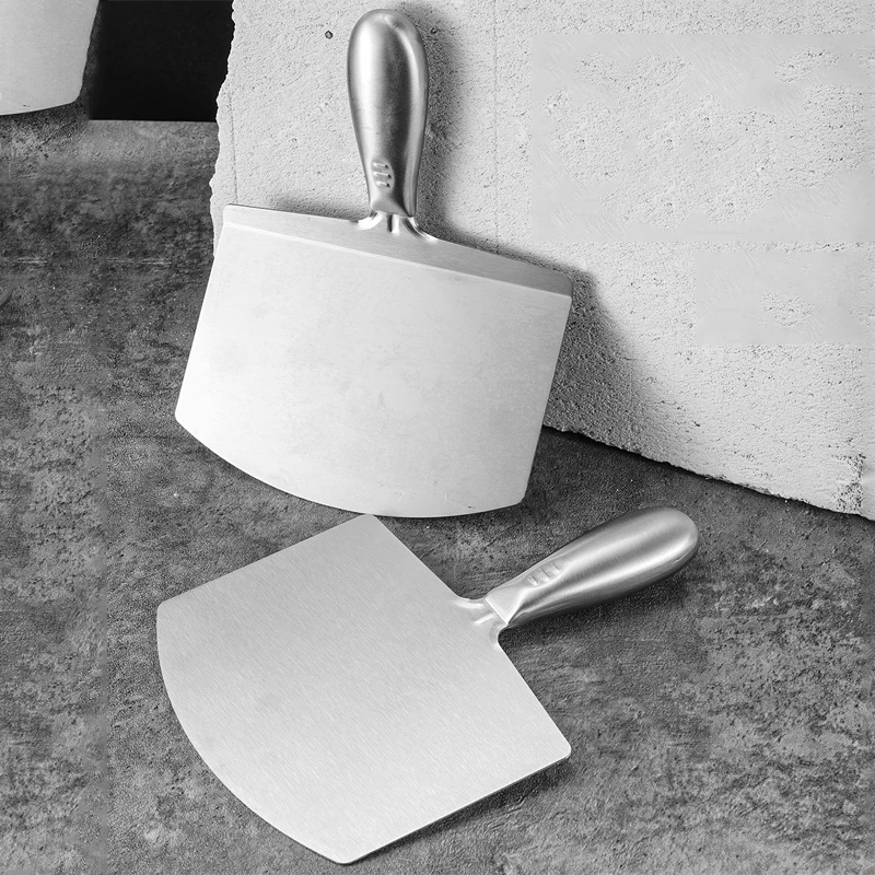 2Pcs Thickening Putty Knife Wall Filling Scraper Stainless Steel Plastering Trowel For Drywall Cleaning Shovel Construction Tool