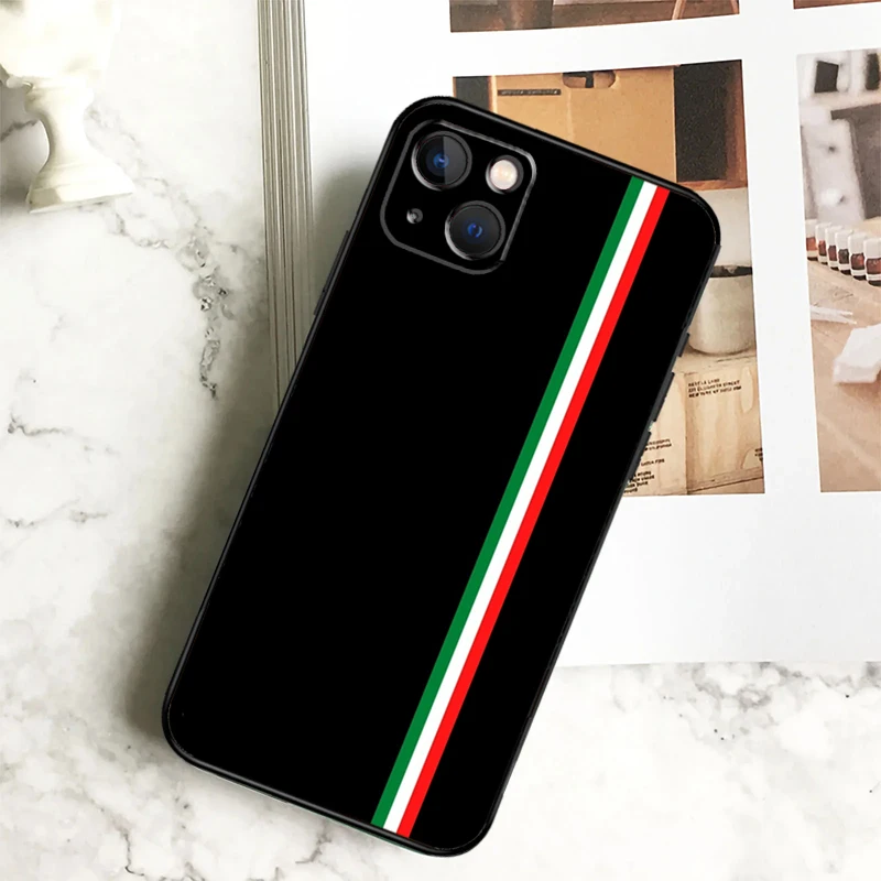 Italian Italy Flag Funda For iPhone 15 16 13 12 Mini 11 14 Pro Max 7 8 Plus X XR XS Max Phone Case