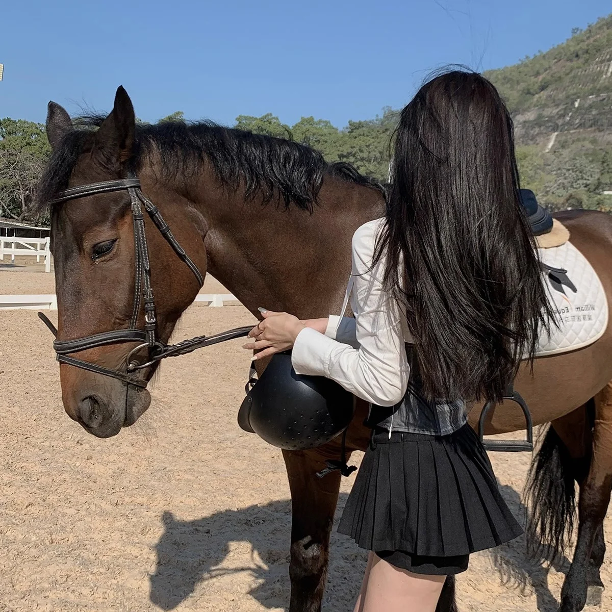 

Повседневная плиссированная юбка-шорты Fanhfan А-силуэта для женщин, весна 2024, с завышенной талией, стройнящие, сексуальные, для работы, прямого кроя