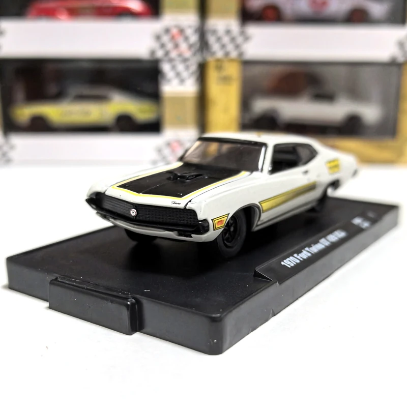 

Diecast M2 1:64 Scale Ford 1970 Torino GT Alloy Simulation Static Car Model Collectible Toy Gift Souvenir Display