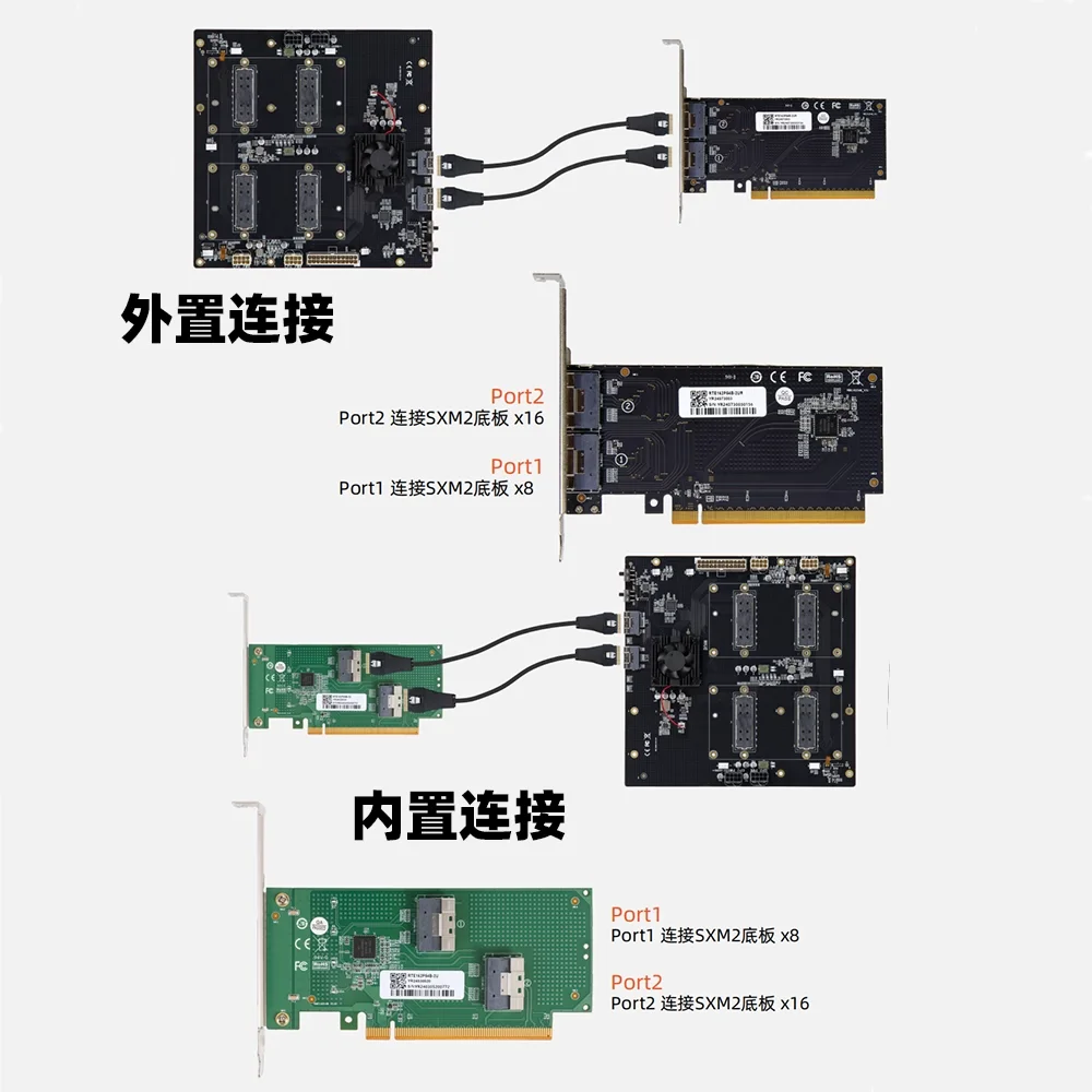 V100 S X M 2 Graphics Card No Disassembly Required 300G N V L i n k Dual Card Simplified