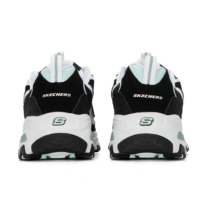 

Skechers Women's Shoes, Fashionable Panda Shoes, Thick-Soled Height-Increasing Comfortable Casual Sneakers, Retro Trendy Lace Dad Shoes 11959-Bkw