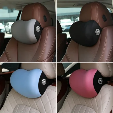 Memory Foam Custom Ergonomic Car Headrest Breathable Soft Neck for Car Seat Travel Office
