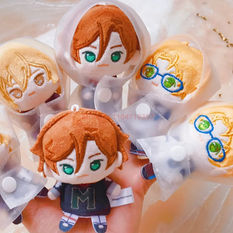 Ensemble Stars!! 2 Raincoat Style Soft Plush Finger Puppet Keychain Bag Pendant Cute Plush Doll Anime Game Toys Collectible Doll