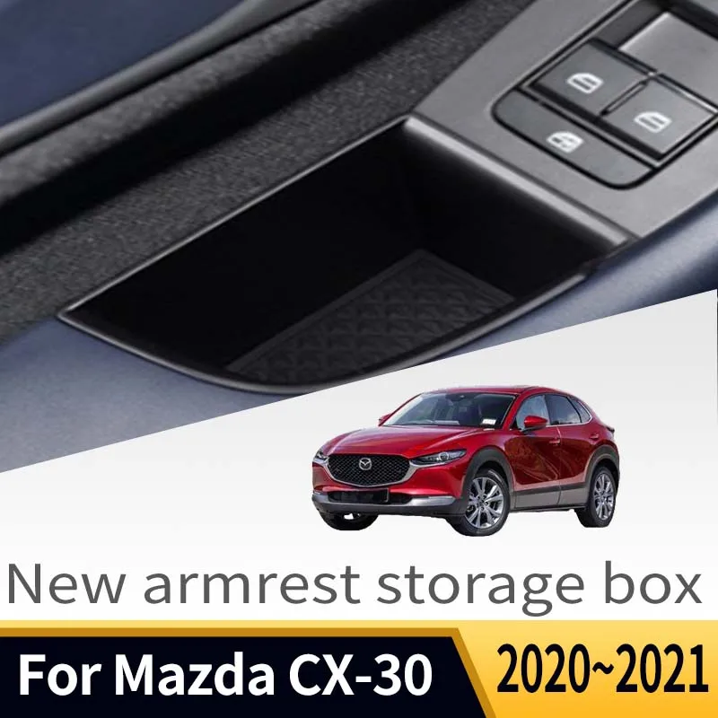 

Auto Parts Suitable For Mazda CX-30 DM 2020~2021 Car Central Control Armrest Box Storage Box Multifunctional Accessories Tools