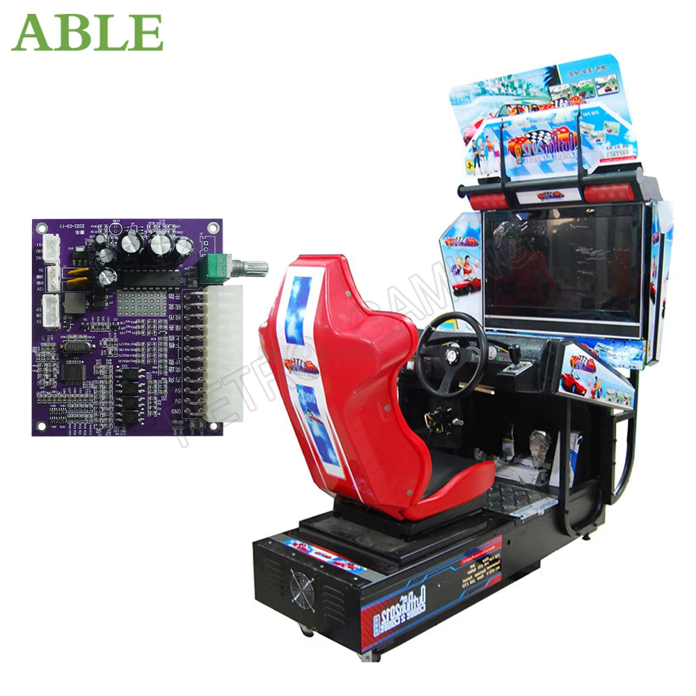 

Outrun 2 Throttle Brake IO Card Directional Control Arcade Racing Machine Coin Operated Driving Game Repair Replacement Parts