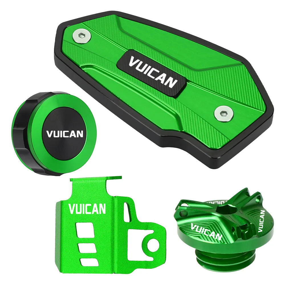 For Kawasaki Vulcan S 650 VulcanS 650 VN650 2015-2023 Front Rear Brake Fluid Fuel Cover Oil Filler Cap Protection Accessories