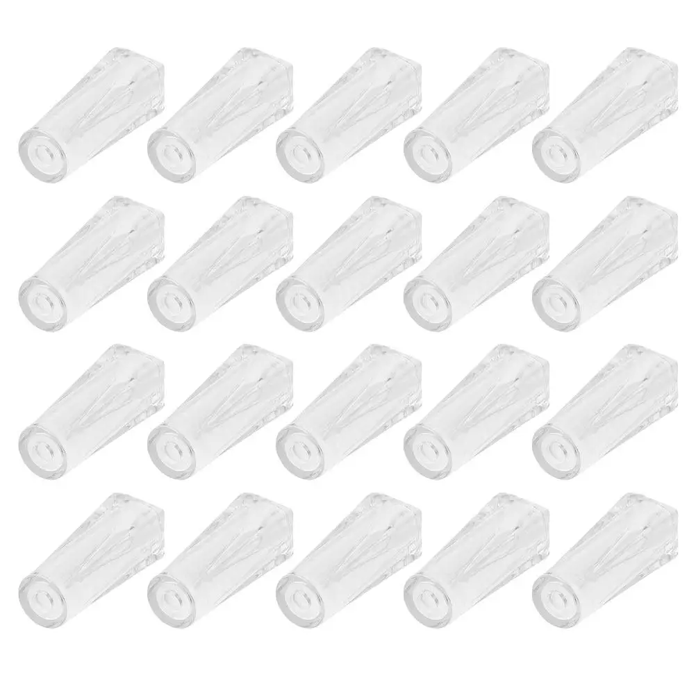 

20 шт. прозрачных пластиковых ручек-стержней для жалюзи, сменные ручки для оконных штор, легко устанавливаемые, с удобным захватом