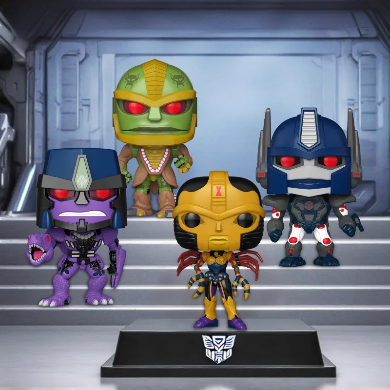 

FUNKO POP Beast Wars: Transformers – Rhinox, Megatron, Optimus Prime Anime Desktop Decoration Ornament Model Toys Collectible
