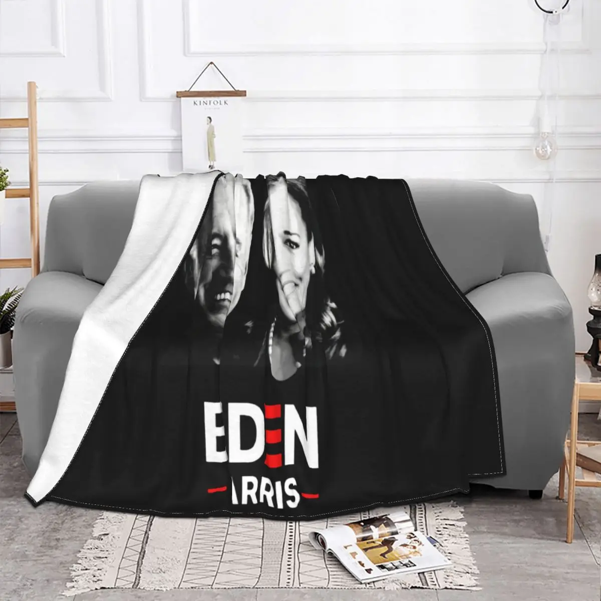 Joe Biden And Kamala Harris Vp 2020 For Unisex Black Cotton S 6Xl Creative Music Throw Blanket