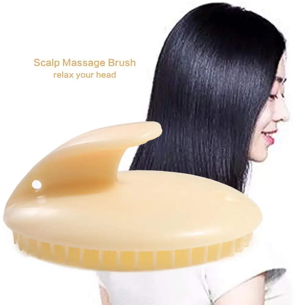 Soft Scalp Massage Brush Wet and Dry Care for The Scalp Hair Washing Comb Portable Remove Dandruff Shower Brush Women/Men