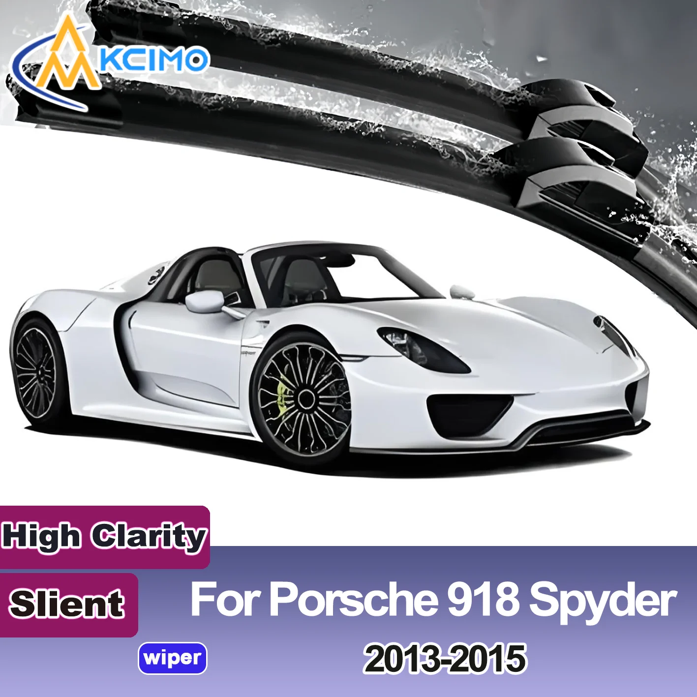 

2PCS New Front Windshield Wiper Blade for Porsche 918 Spyder 2013-2015 Front Windshield Auto Wipers Blade Accessories 2015 2014