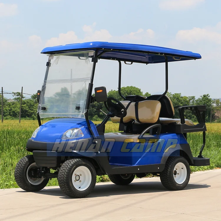 Chinese 4 wheel electric golf cart 4 passenger golf cart sightseeing club car custom