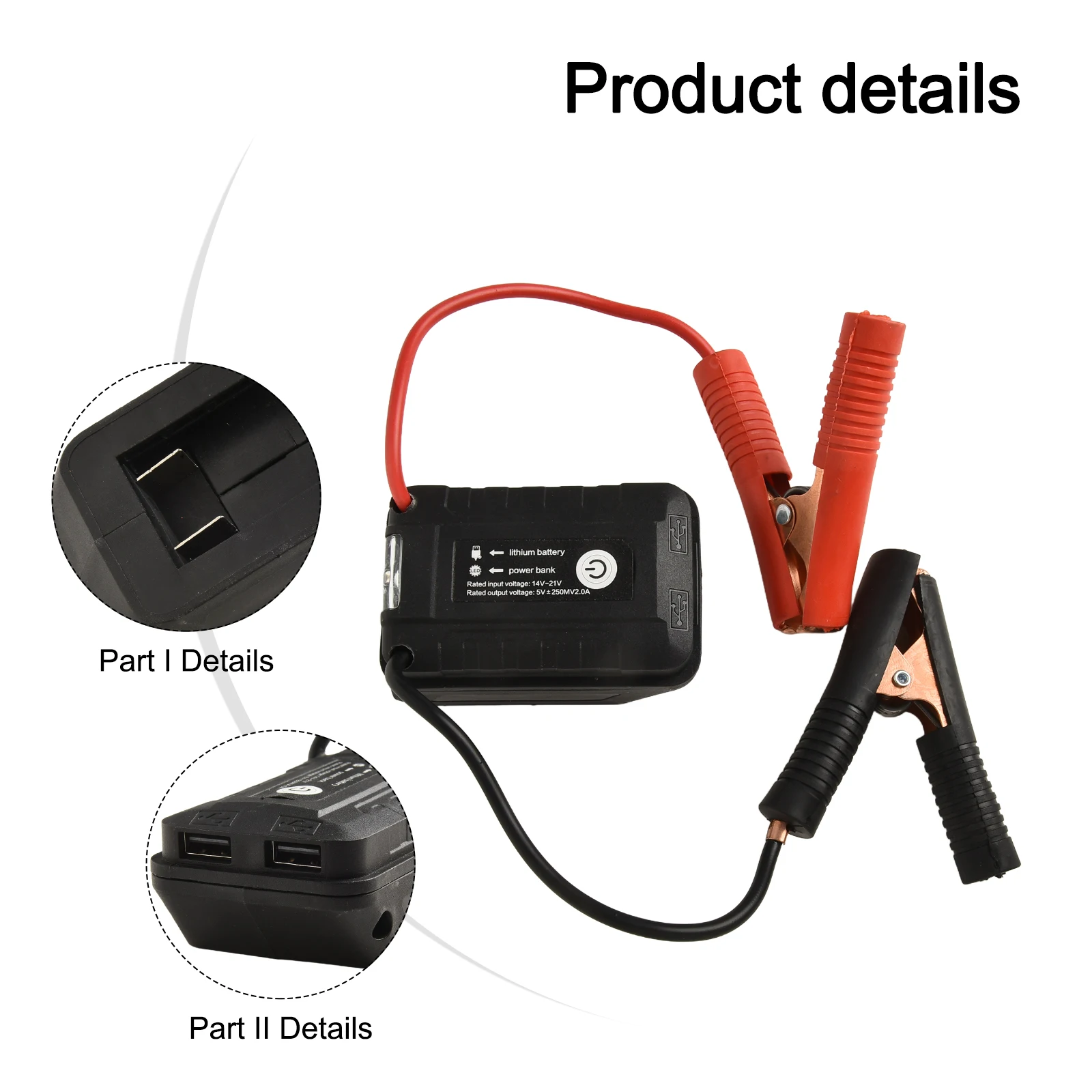 

Стартер для зарядного устройства для повышения аккумулятора. Практичный дизайн. Надежная работа. Износостойкий для большинства автомобилей.