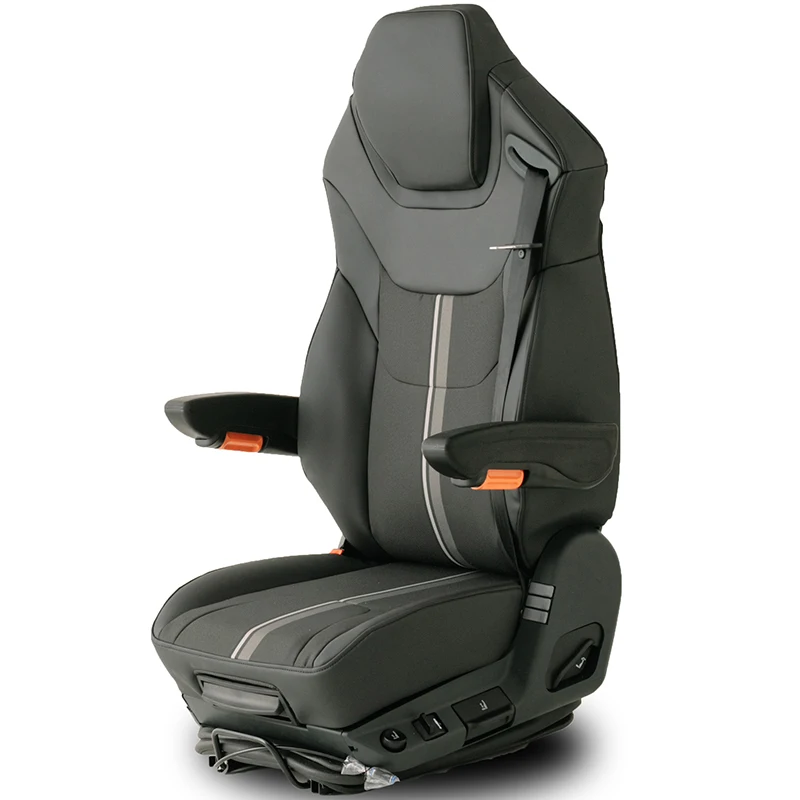 Heavy Duty  Air Suspension Adjustable Seats Truck Driver Seats  Shock Absorbing Seats with Ventilation and Heating