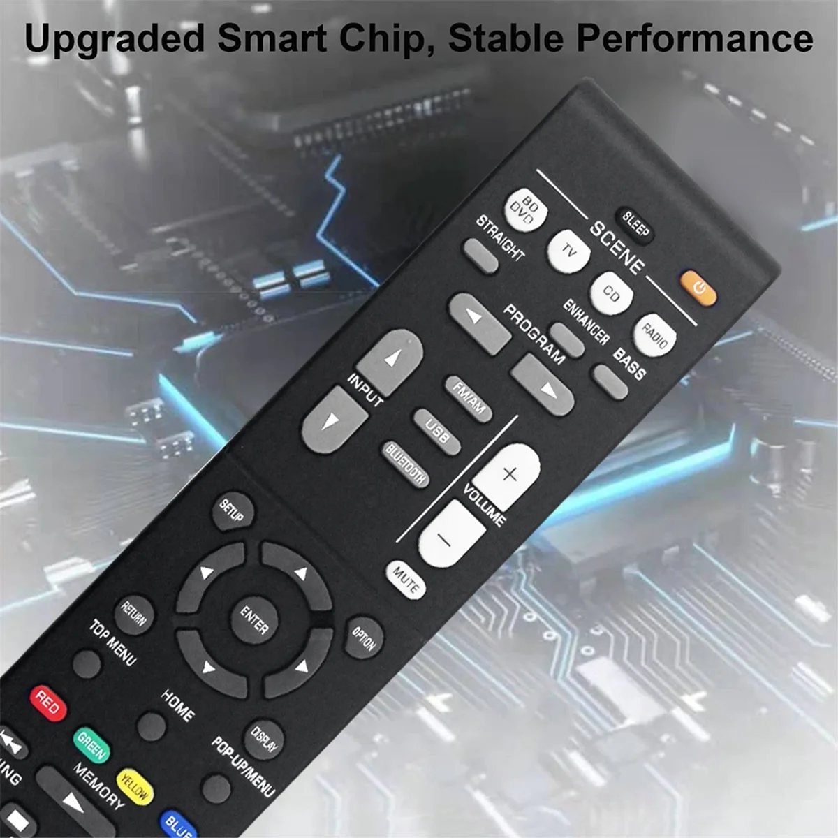 MAHA RAV532 ZP35480 Remote Control Replace for Yamaha AV Receiver RX-V379 RX-V383 RX-V383BL RXV379 RXV383 RXV383BL