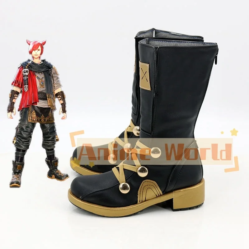 Final Fantasy XIV G'raha Tia Cosplay Schuhe