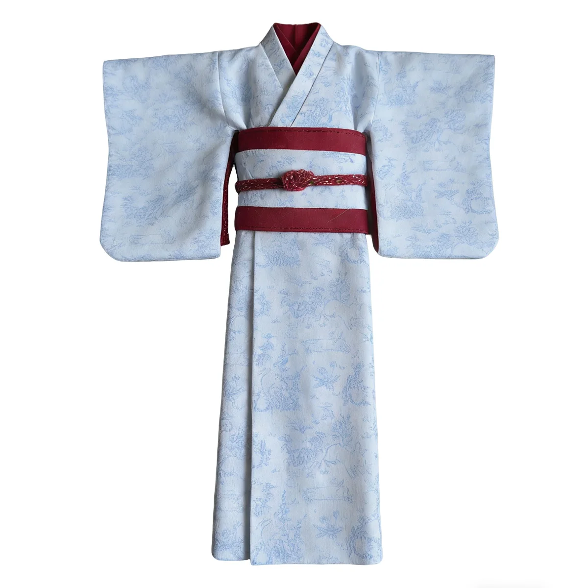 

30cm Blyth Doll Clothe Accessories Blue Pink Japanese Kimono Temperament Gentle Kimono Set For Blyth Doll Azone DIY Dress Up