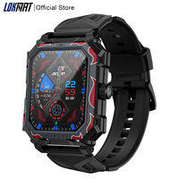 LOKMAT Ocean Max Sport Smart Watch New Flagship Waterproof Fitness Tracker BT Calls Smartwatches Heart Rate Blood Oxygon Monitor