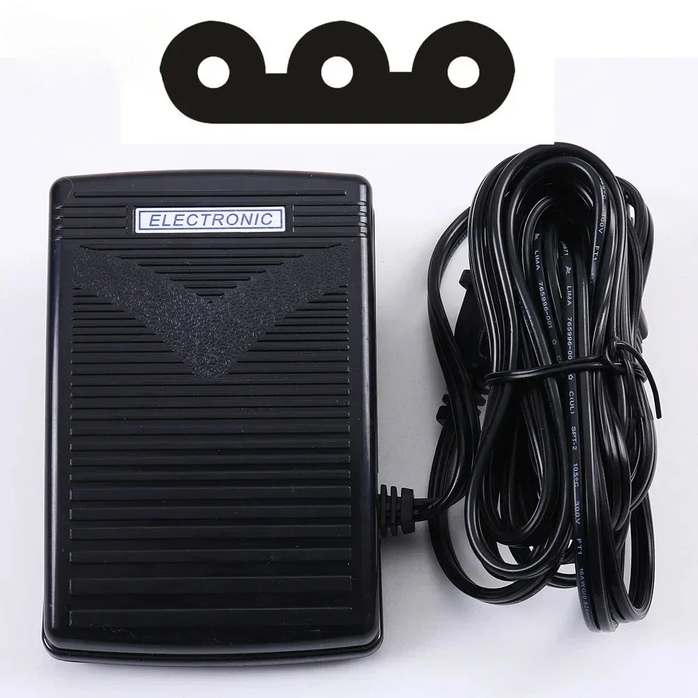 Pedal de máquina de costura, interruptor powercord, controlador de velocidade, acessórios de motor, controle elétrico para brother singer, peça