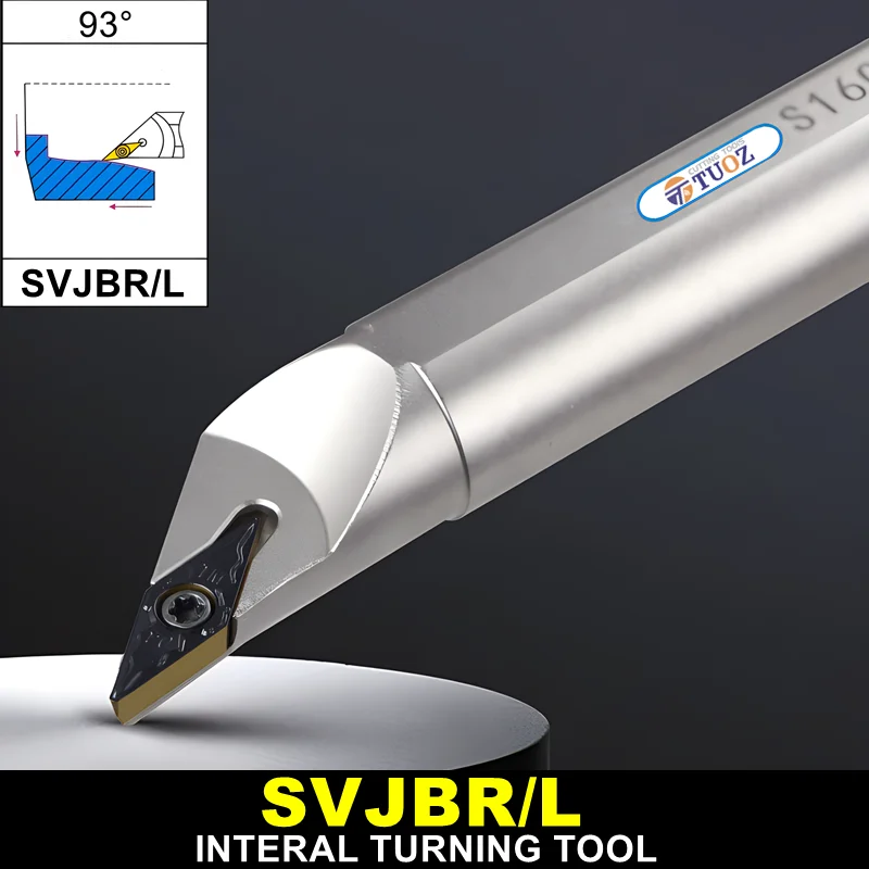 

SVJBR 93° Lathe Tools S10K S12M S16Q S20R SVJBR11 SVJBR16 10MM 12MM 16MM 20MM Insert VBMT VBGT Internal Turning tools