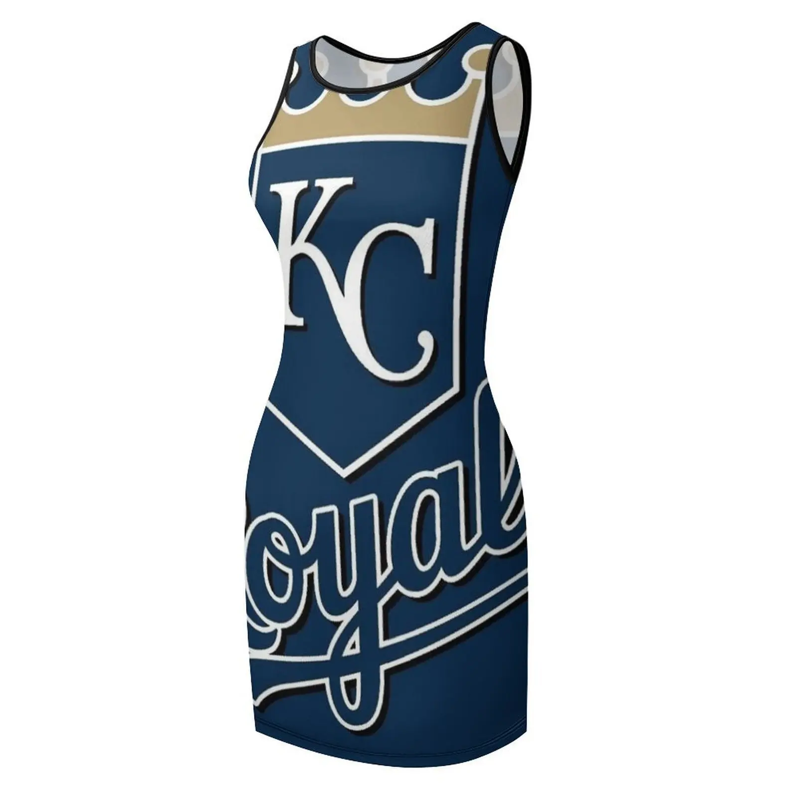 Gaun Tanpa Lengan Kc Royals gaun malam mewah wanita untuk pernikahan gaun malam wanita 2025 gaun dansa gaun kasual