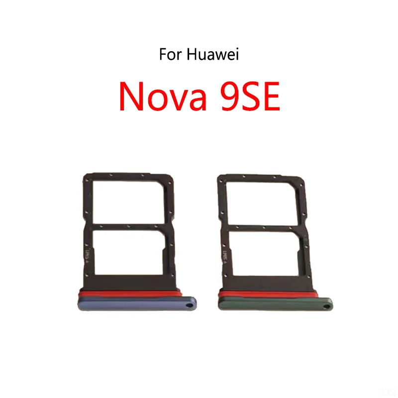 For Huawei Nova 9SE New SIM Card Slot Tray Holder Sim Card Reader Socket