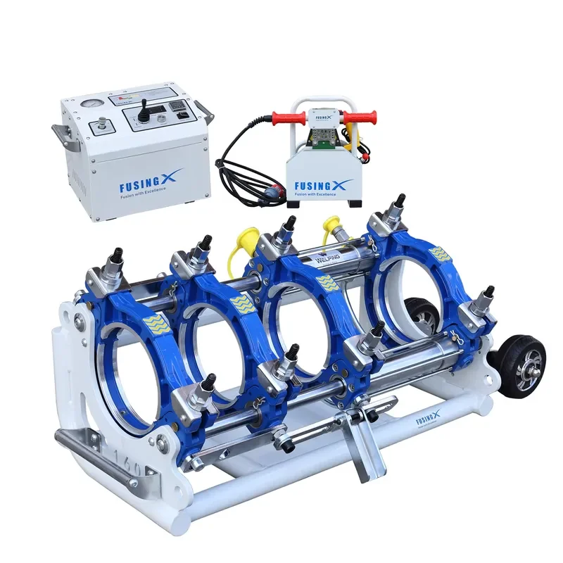New Fusing X Hydraulic Butt Fusion Welding Machine HDPE Plastic Thermofusion Equipment 40-160mm 220V 3.65kW 2-Year Warranty
