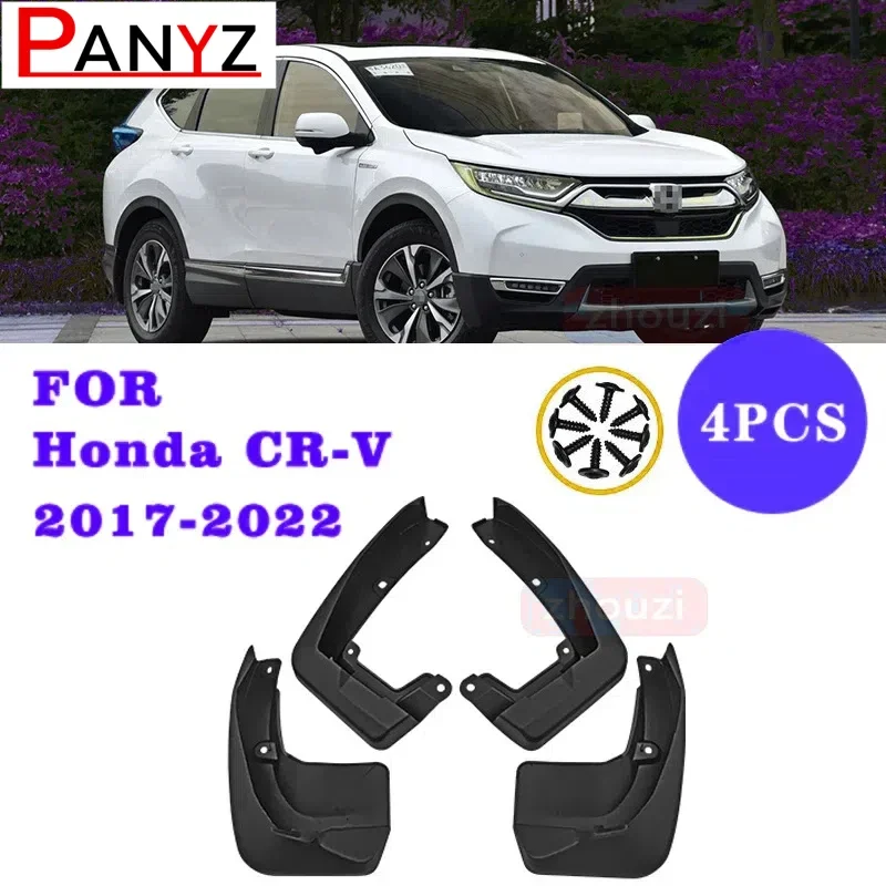 Front Rear 4pcs FOR Honda CRV 2007-2015 2017-2022 Fender Mud Flap Guard Splash Mudguard car accessories auto styline