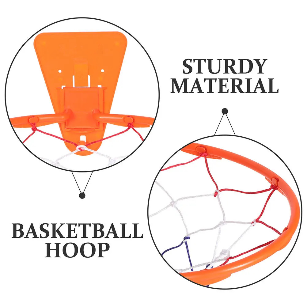 ห่วงบาสเก็ตบอลติดผนังขนาดเล็กสำหรับใช้ในบ้าน ไม่ต้องเจาะผนัง เสียงเบา กระดานแข็งแรง สำหรับติดผนังบ้านหรือสำนักงาน