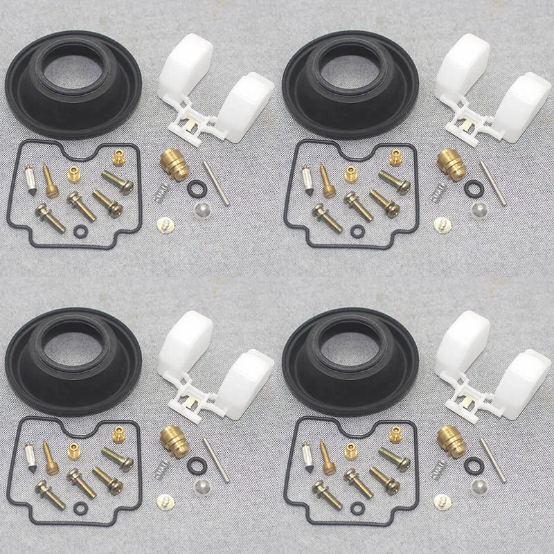 for FZS600 Fazer 1998-2003 FZS 600 Motorcycle Carburetor Fuel System Repair Kit Plunger diaphragm float