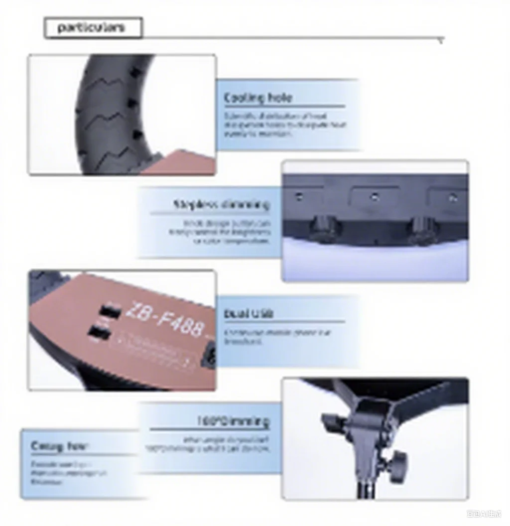 Lesen anel de luz profissional led anel de luz de preenchimento funções de fotografia de transmissão gravação de vídeo ao vivo retrato fotografia
