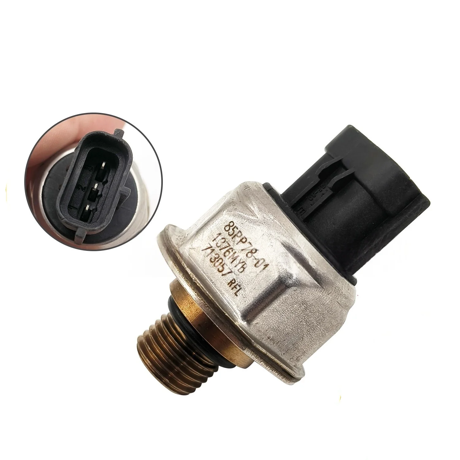 

85PP78-01 fuel high-pressure common rail pressure sensor is suitable for Doosan Daewoo DX150, 260 and 380 excavators