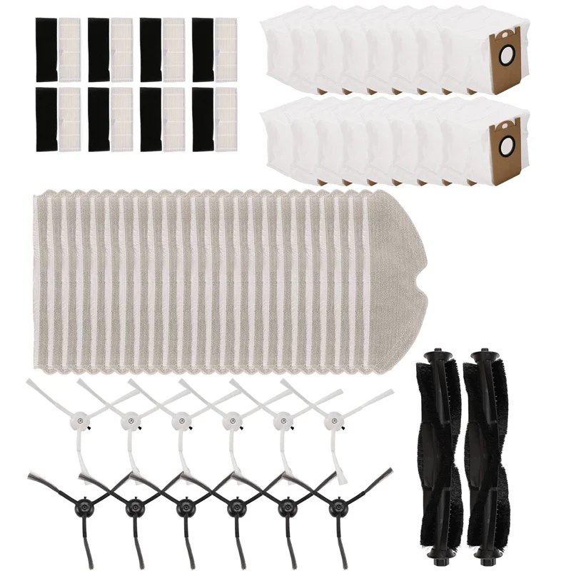 

A99G-Для Proscenic M7 Pro/Lenovo T1 Pro/T1s Pro/Cleaner T1/HONITURE Q6 Основная боковая щетка Фильтр Швабра Запчасти для пылесборника