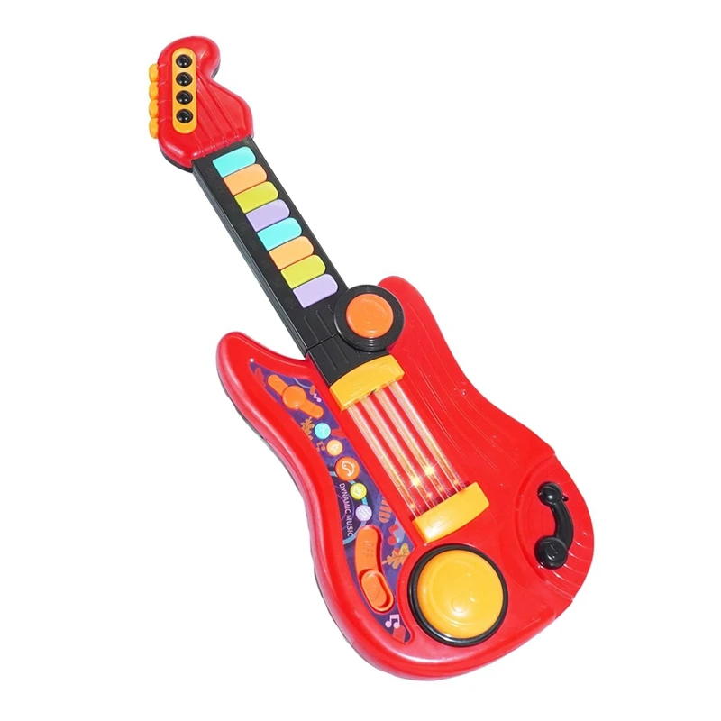 

Kids Guitar And Toddler Piano 2 In 1 Guitar For Toddlers 3-5 With Strap Toy Guitar For Beginner Children Kids Gift