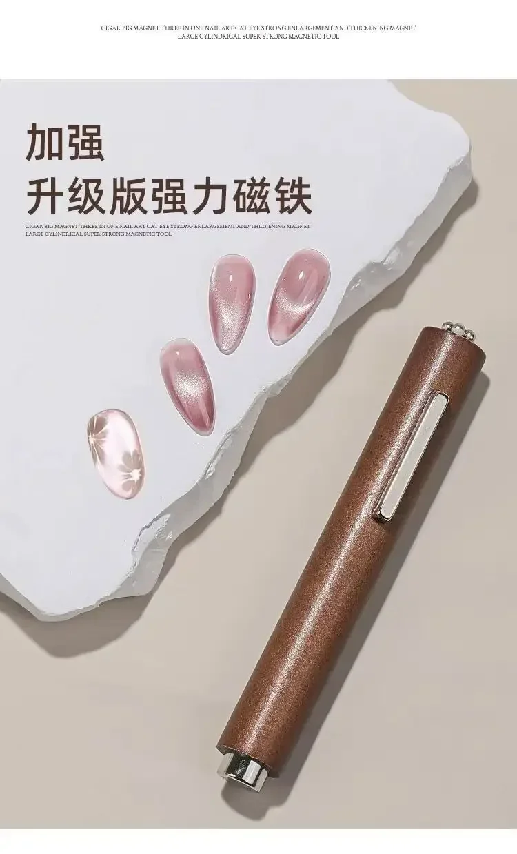 8-in-1 Nagelmagnet-Stift, Multifunktionales Magnetwerkzeug für Cat Eye Gel Polish und Glasnagelperlen – Detail 30