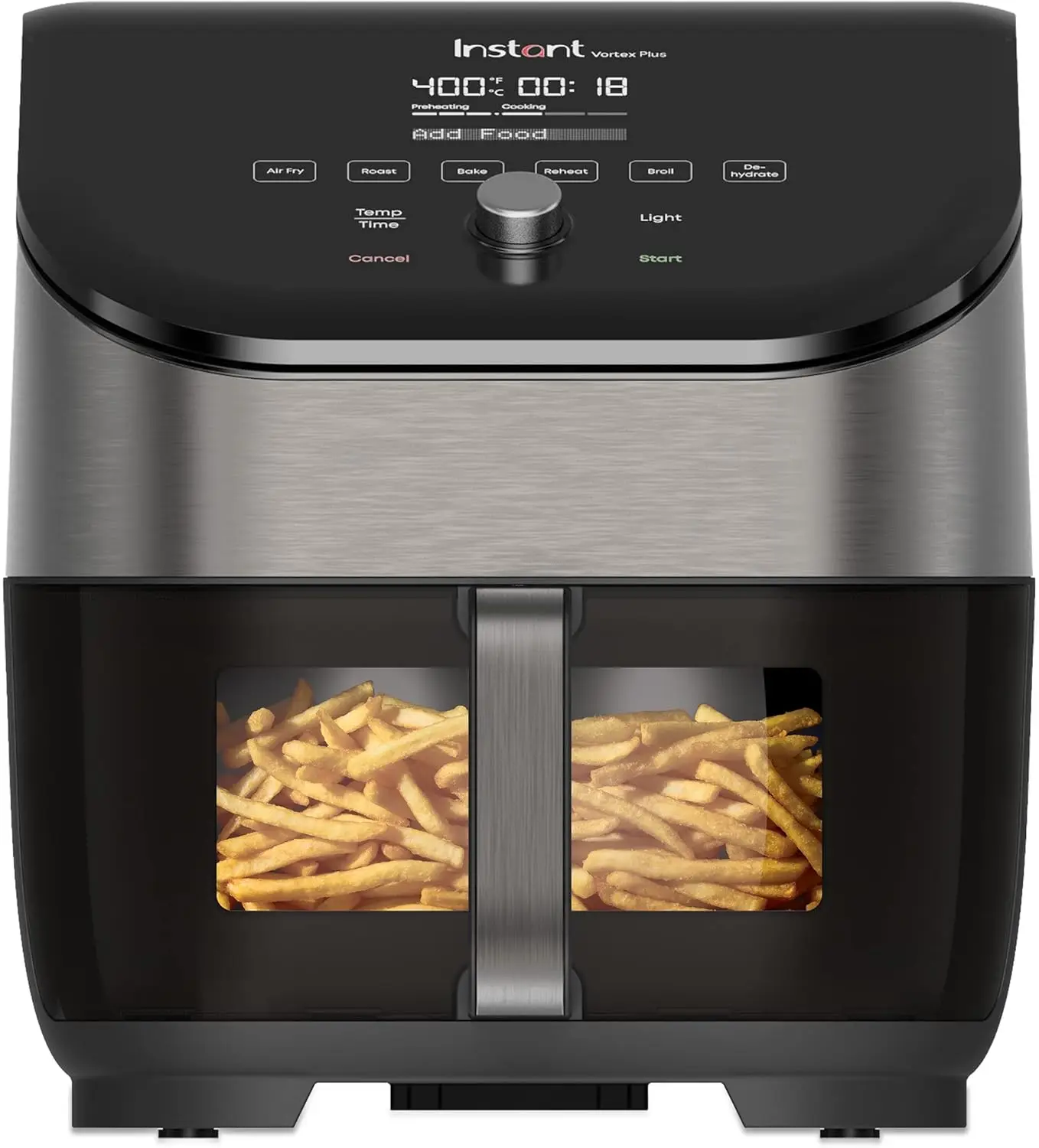 Air Fryer with Odor Erase Technology, 6-in-1 Functions that Crisps, Roasts