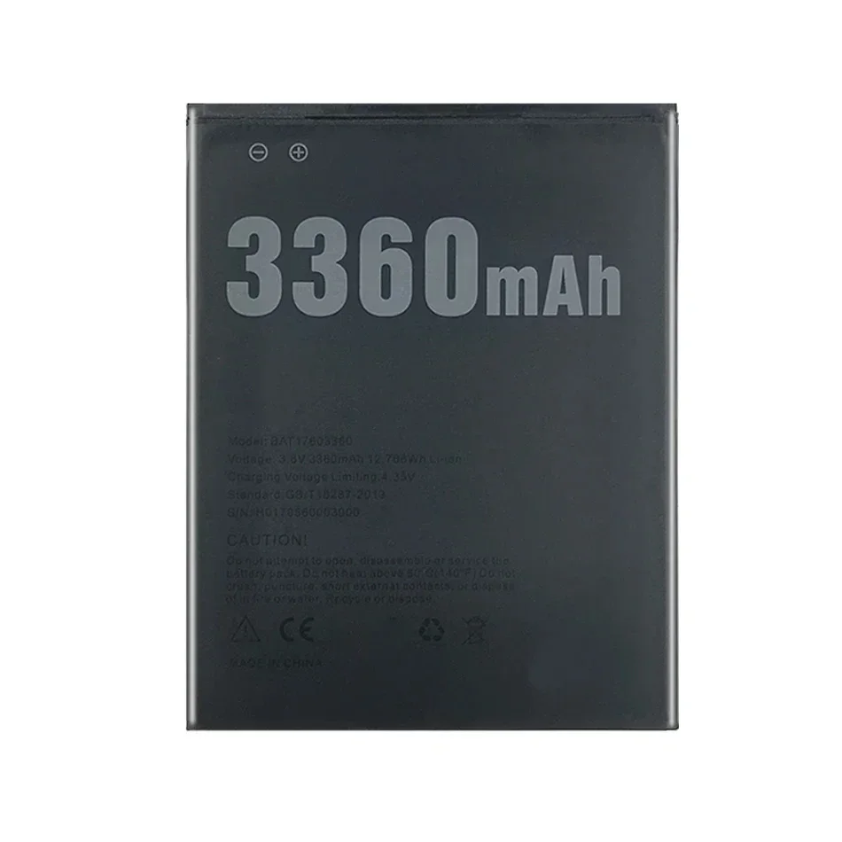 Battery For DOOGEE X10, BAT17603360, 3360mAh